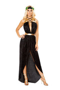 2PC Greek Goddess Costume Set in Black by Build-A-Hoochie
