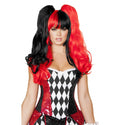 Black Red Wig Costume Wig in Red by Build-A-Hoochie