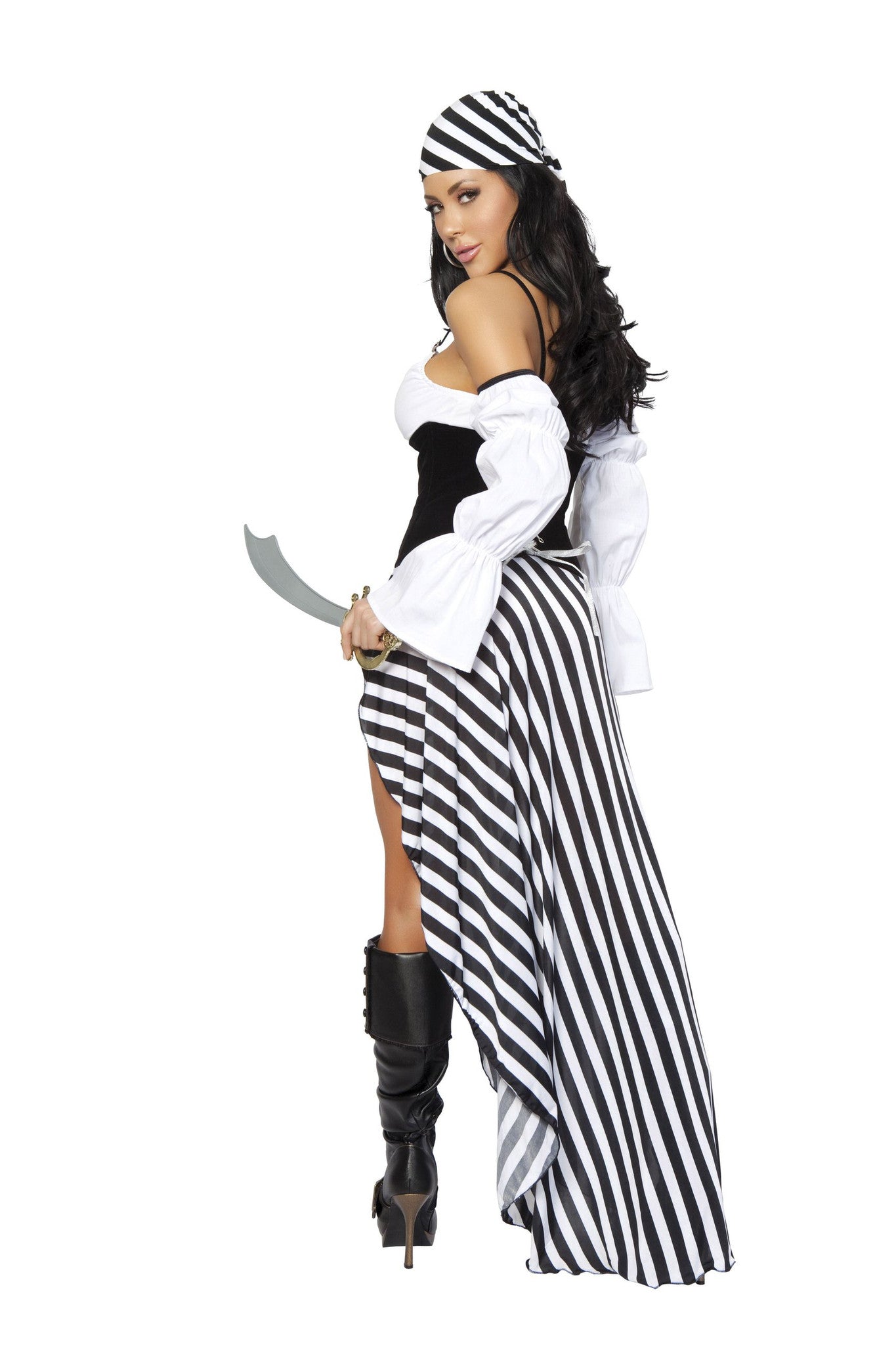 Dreamy 4244 - 6pc Pirate Lass Costumes Back View