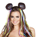 Multi Sequin Head Piece Costume Accessory in As Shown by Build-A-Hoochie