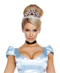 Beautiful Rhinestone Tiara Costume Headwear in Silver by Build-A-Hoochie