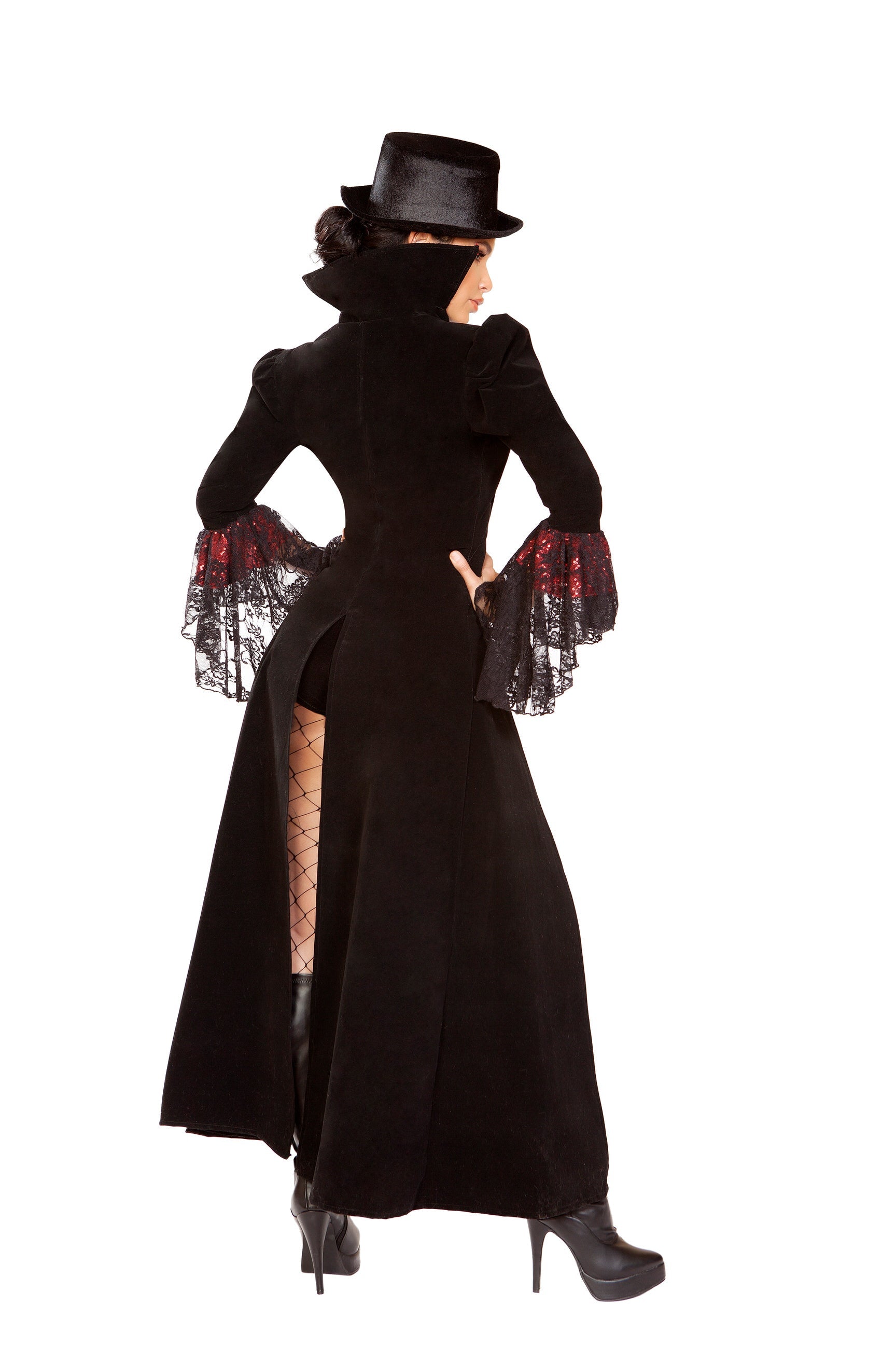 Celebrated 4909 - 4pc The Lusty Vampire Costumes Back View