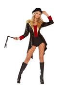 4PC Ringmaster of Circuses Costume Set in Black by Build-A-Hoochie