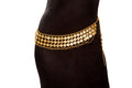 Belly Dancer Coin Wrap Costume Belt in Gold by Build-A-Hoochie