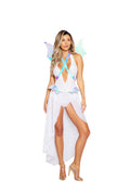 2PC Glamorous Dragon Costume Set in White by Build-A-Hoochie