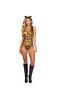 2PC Innocent Tiger Costume Set in Black by Build-A-Hoochie