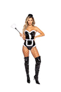 4PC Kinky Maid Costume Set in Black by Build-A-Hoochie
