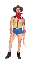 4PC Playful Sheriff Mens Costume Men's Costume Set in Yellow by Build-A-Hoochie