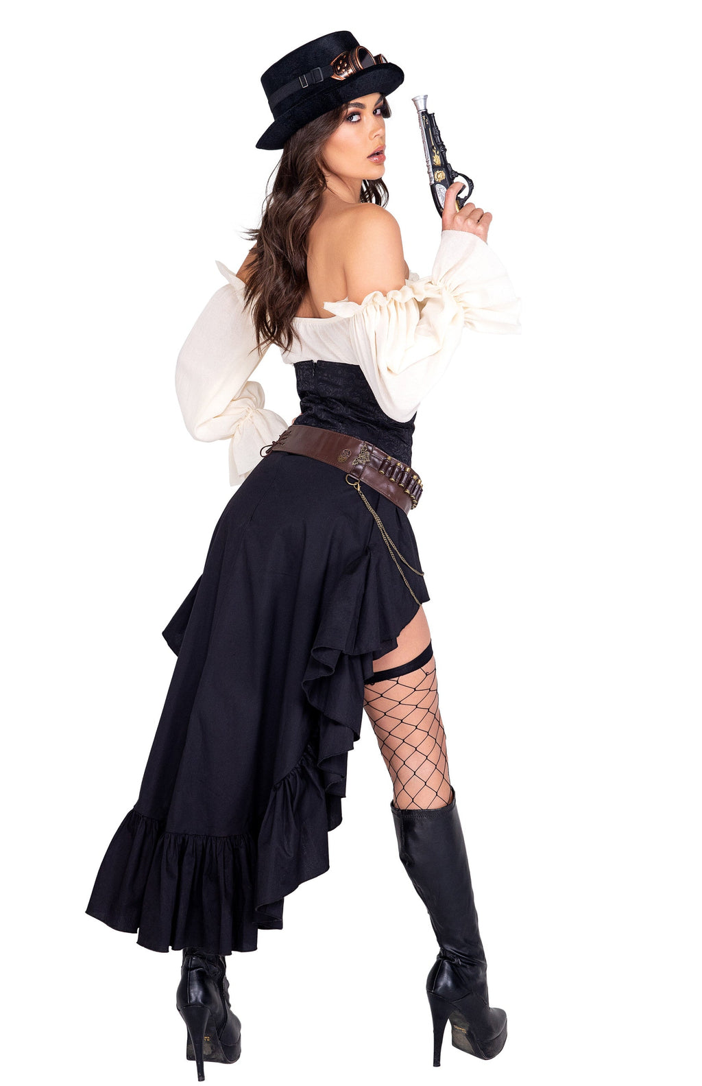 Exclusive 5034 - 6pc Steampunk Seductress Costumes Back View
