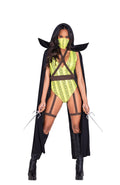 4PC Desert Combat Ninja Costume Set in Black by Build-A-Hoochie