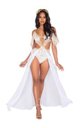 2PC Goddess Glam Costume Set in White by Build-A-Hoochie
