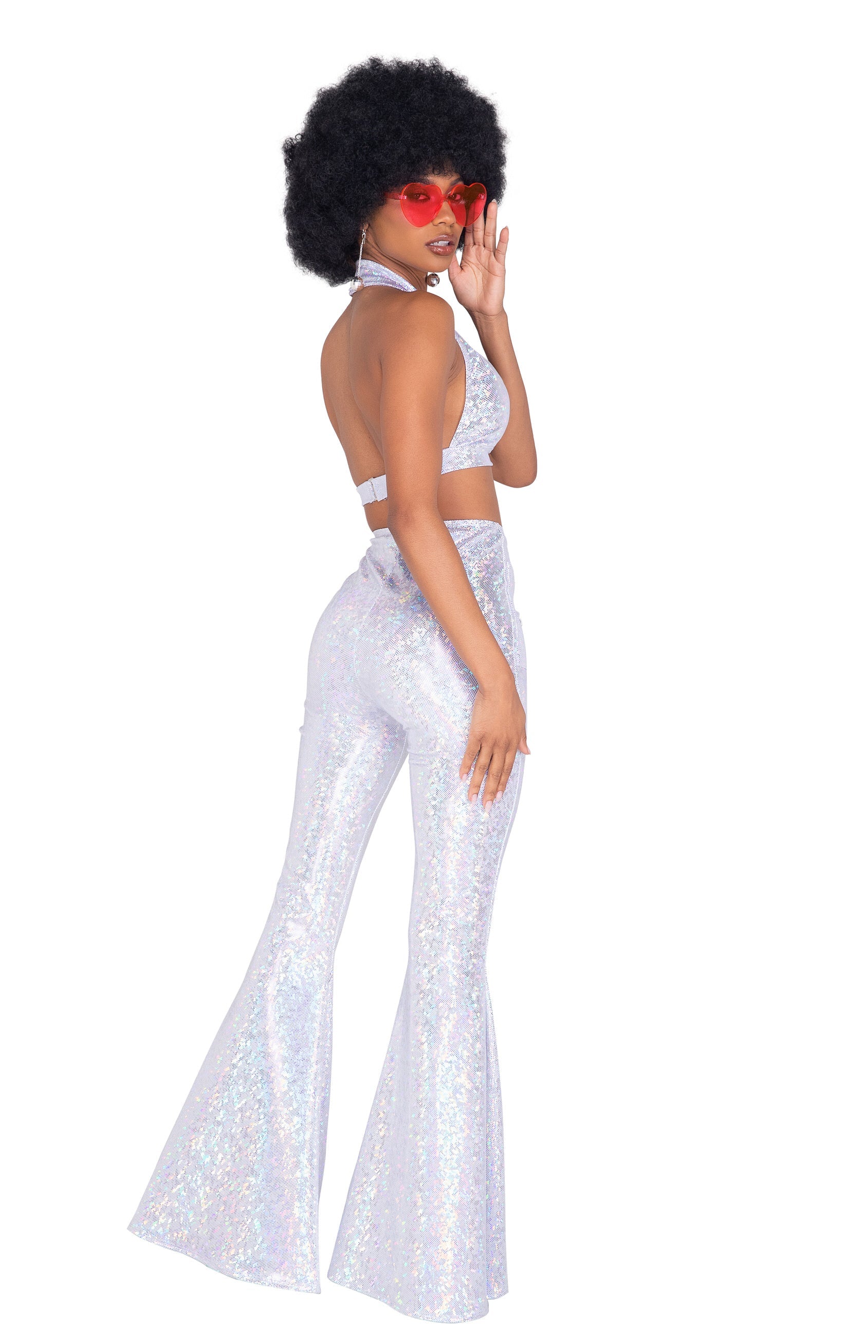 Flawless 5066 - 2pc Disco Fever Costumes Back View