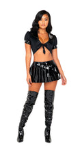 Schoolgirl Collared Tie Top Costume Top by Build-A-Hoochie
