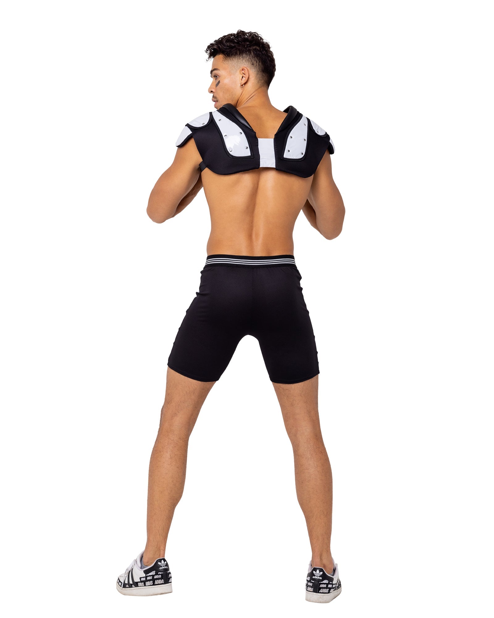 Crystal 6193 - 3PC Mens Football Touchdown Hunk Costumes Back View