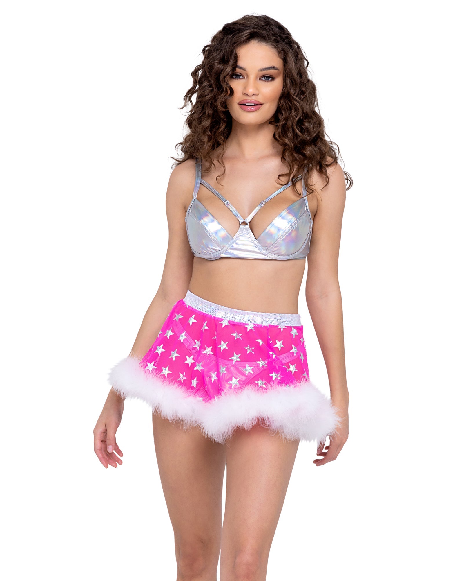 Sapphire 6253 - Hologram Bra with Underwire Ravewear