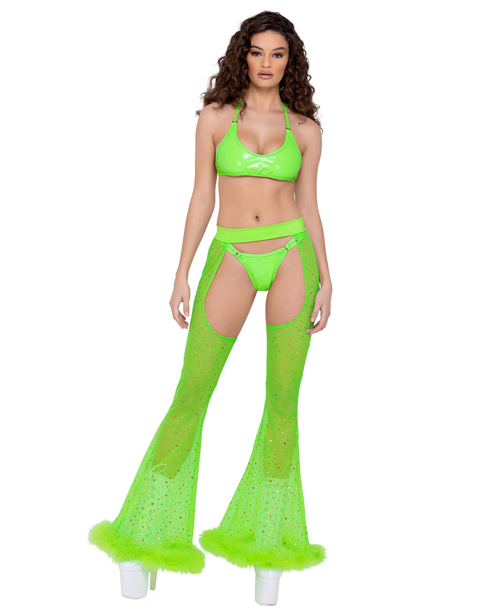 Premium 6262 - Vinyl Thong Bottoms Ravewear