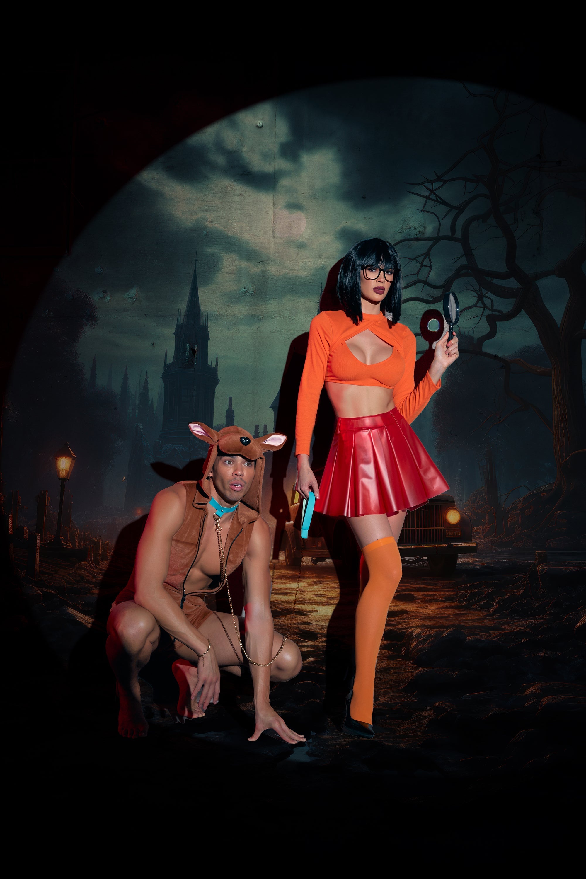 Feminine 6347 - 2pc Mystery Pup Costumes