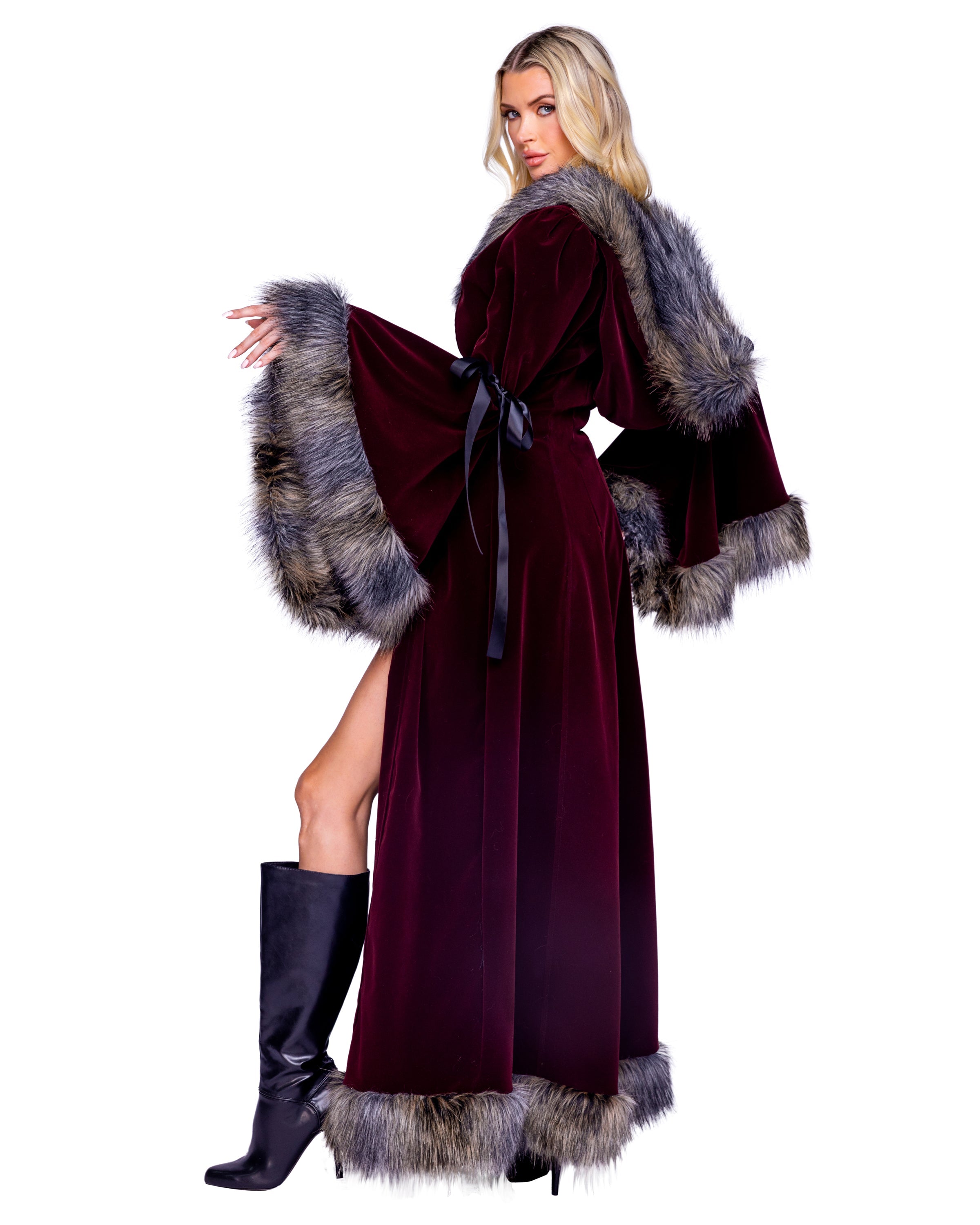 Cosmic 6350 - 2pc Deluxe Red Riding Hood Costumes Back View