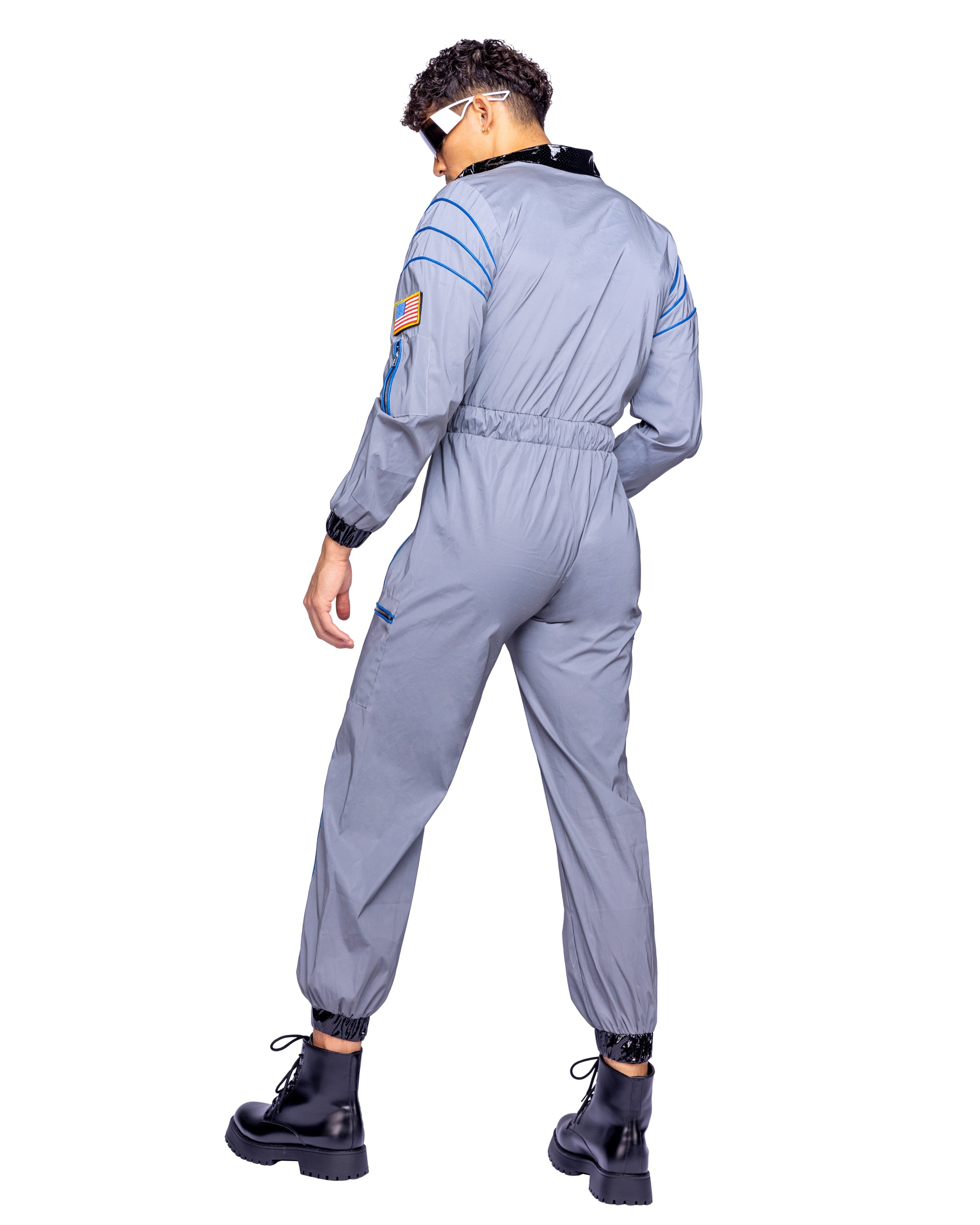 Crystal 6372 - 1pc Astronaut Hunk Costumes Back View