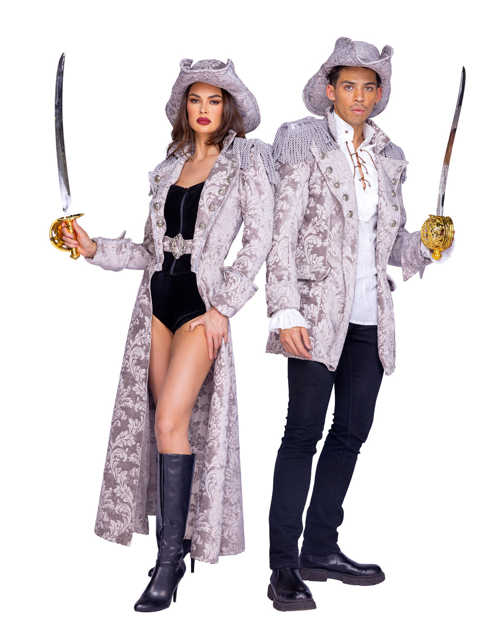 BAH6386 - Golden 3pc Deluxe Pirate Queen