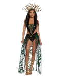 3PC Mesmerizing Medusa Costume Set in Black by Build-A-Hoochie