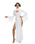 2PC Far Off Galaxy Heroine Costume Set in White by Build-A-Hoochie