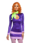 2PC Mystery Diva Costume Set in Purple by Build-A-Hoochie