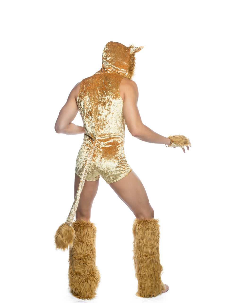 Famed 6577 - 2pc Lusty Lion King Costumes Back View