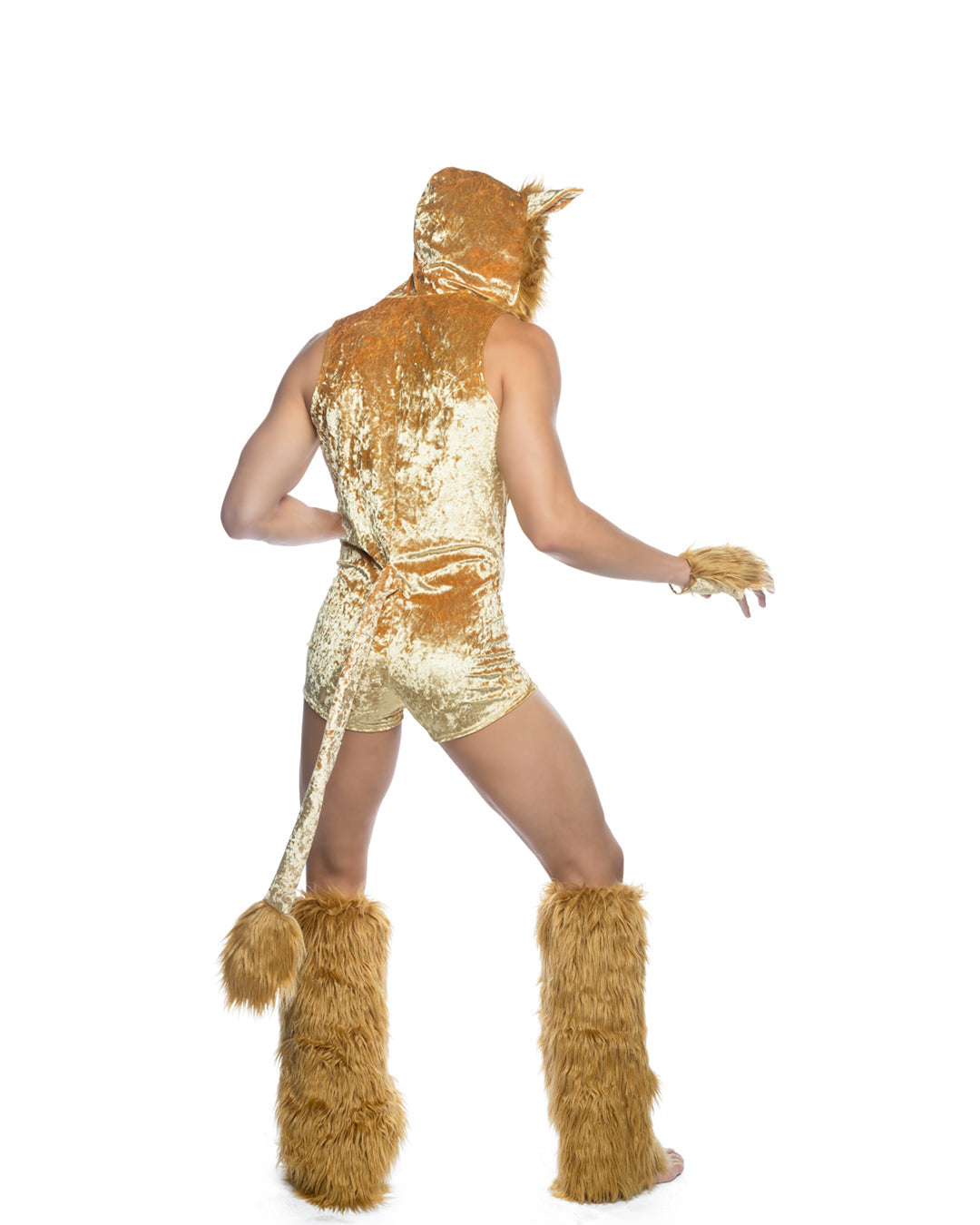 Famed 6577 - 2pc Lusty Lion King Costumes Back View