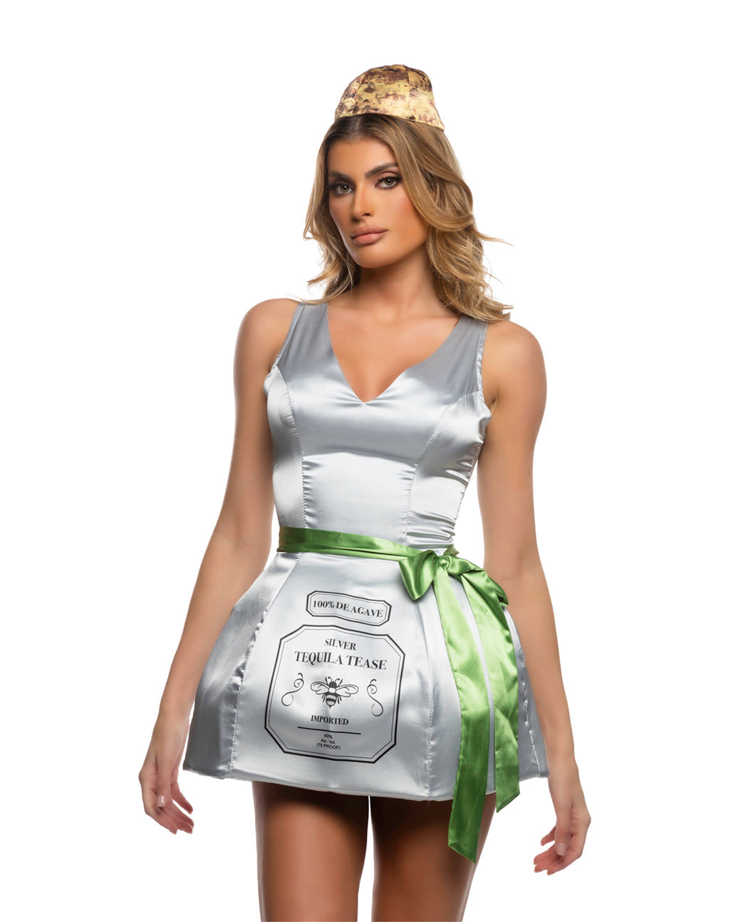 Silver/green Angel 6602 - 3pc Tequila Tease Costumes Size L