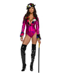 2PC Ravishing Pimp Costume Set in Pink by Build-A-Hoochie