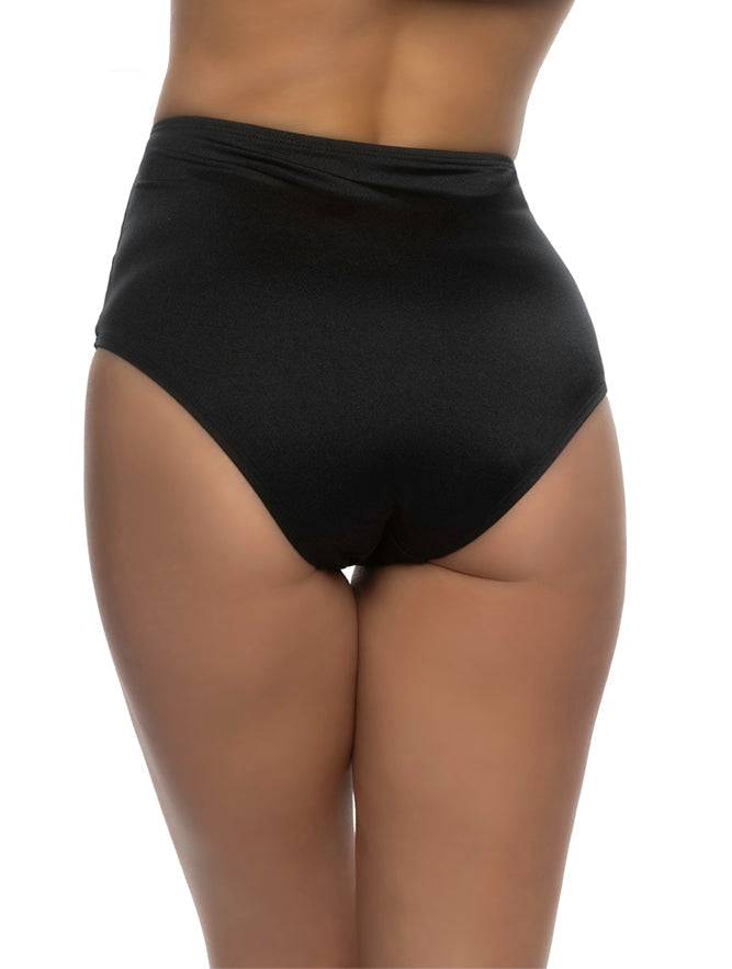 Gilded 6627 - 1pc High Waist Booty Shorts Costumes Back View