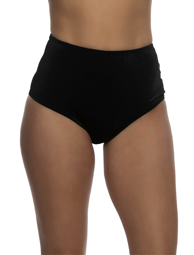 BAH6628 - Boujee 1pc High Waist Cheeky Velvet Shorts