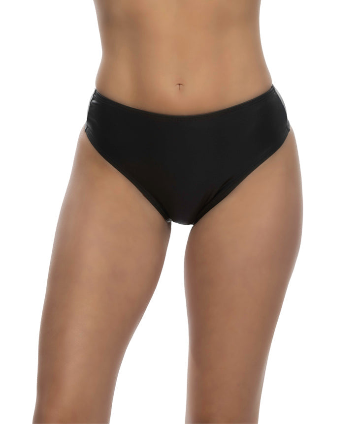 BAH6629 - Gleaming 1pc Brazilian Coated Spandex Shorts