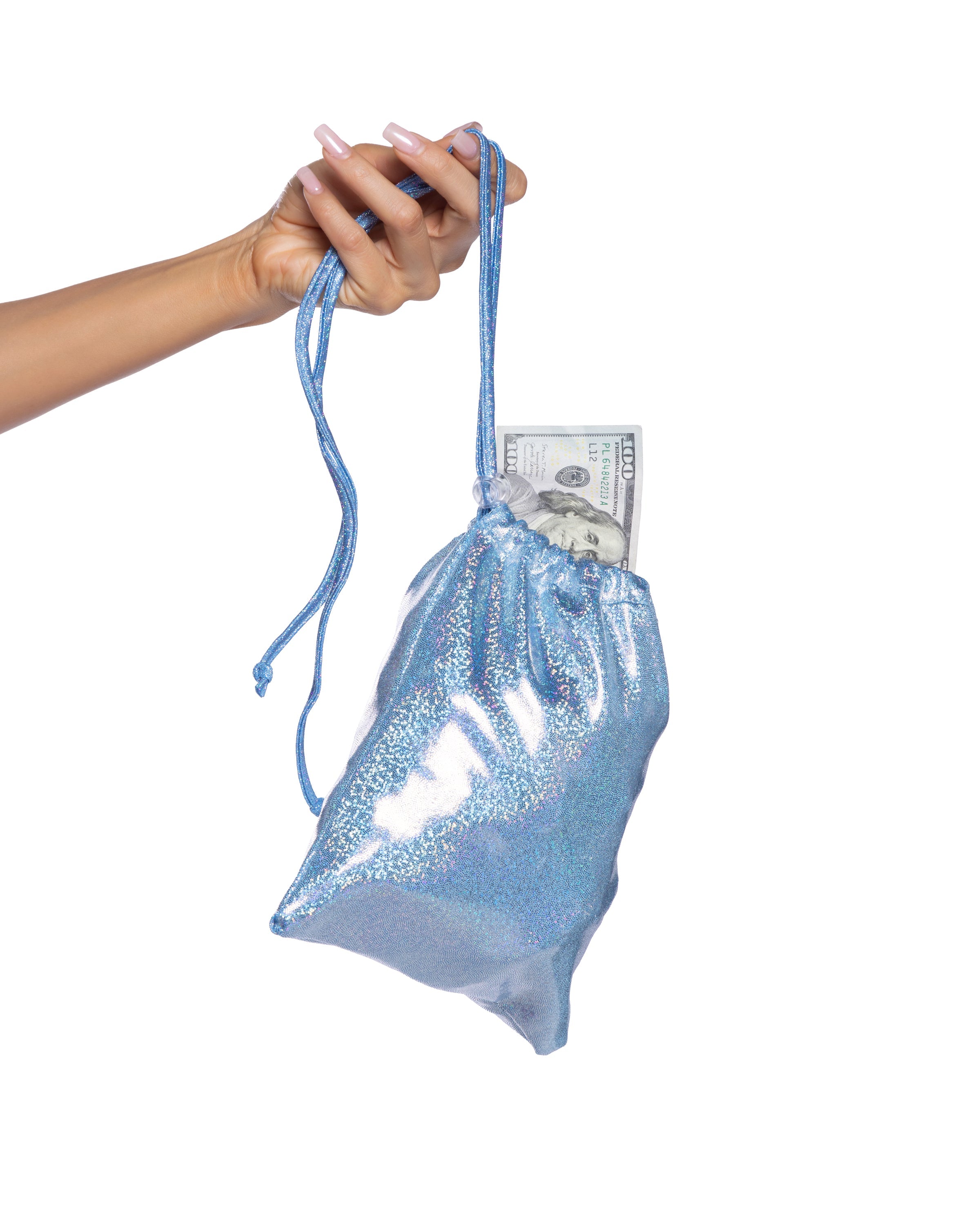 Blue Amethyst 6730 - Shimmer Money Bag Ravewear Size O/S