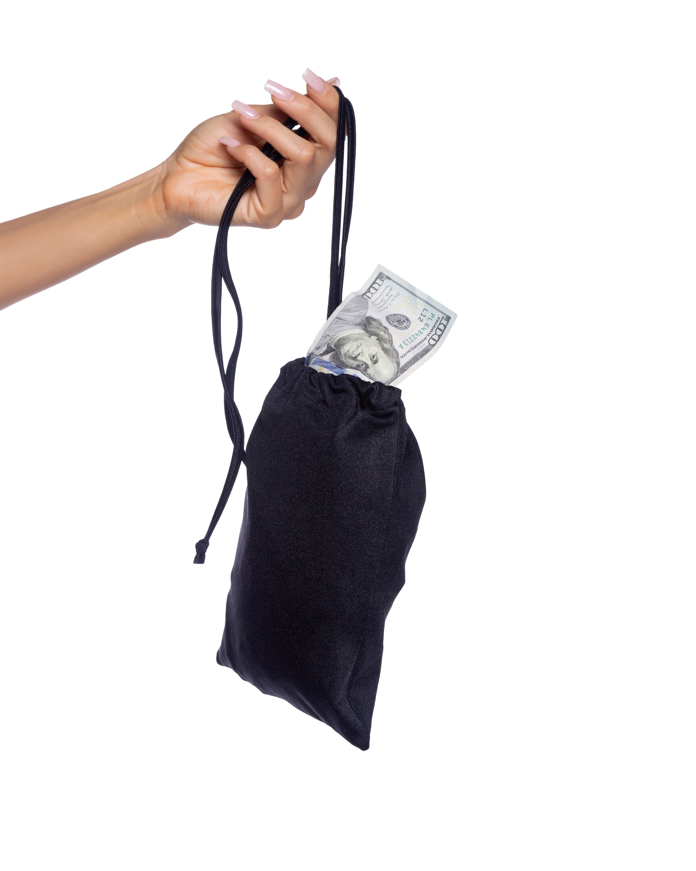 Black Ruby 6731 - Spandex Iridescent Money Bag Ravewear Size O/S