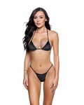 Magical Sparkle Velvet Ring Bikini Set Dancewear Set in Black by Build-A-Hoochie