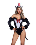 Hat Cat Babe Costume Set in Black by Build-A-Hoochie