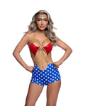 Justice Served Costume Set in Red by Build-A-Hoochie