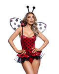 Lady Bug Babe Costume Set in Red by Build-A-Hoochie