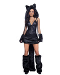 Nocturnal Kitten Costume Set in Black by Build-A-Hoochie