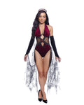 Webbed Mistress Costume Set in Burgundy by Build-A-Hoochie