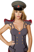 Military Hat Costume Headwear in As Shown by Build-A-Hoochie