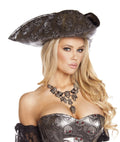 Rhinestone Skeleton Skull Necklace Costume Jewelry in As Shown by Build-A-Hoochie