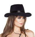 Black Cowboy Hat Costume Headwear in As Shown by Build-A-Hoochie