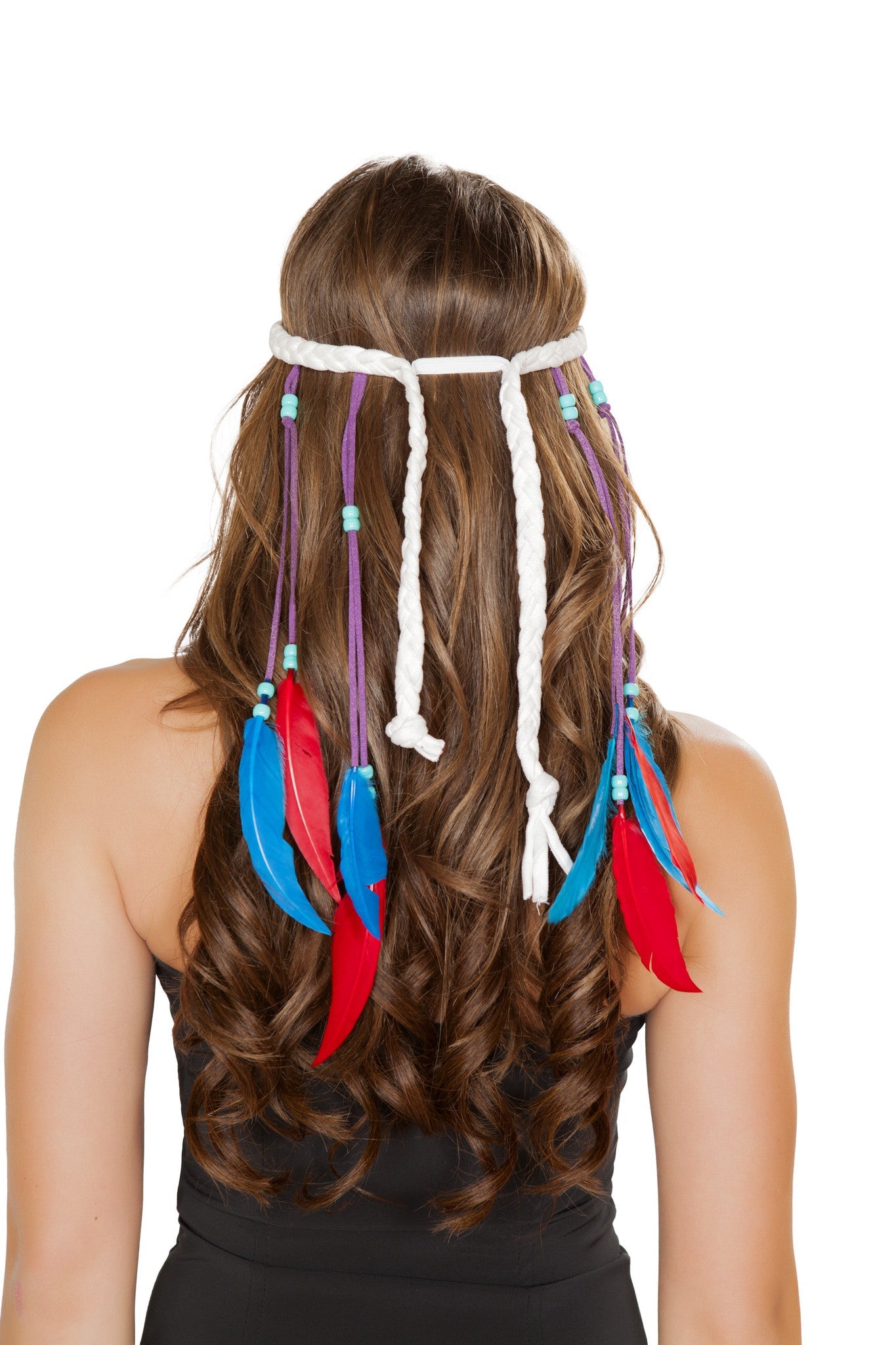 BAHH4724 - Precious White Indian Headband