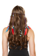 Brown Indian Headband Costume Headwear in Brown by Build-A-Hoochie