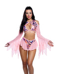 Angelic Butterfly Flow Top Rave Top by Build-A-Hoochie