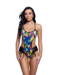 Fabulous Lace-Up Bodysuit Rave Bodysuit by Build-A-Hoochie
