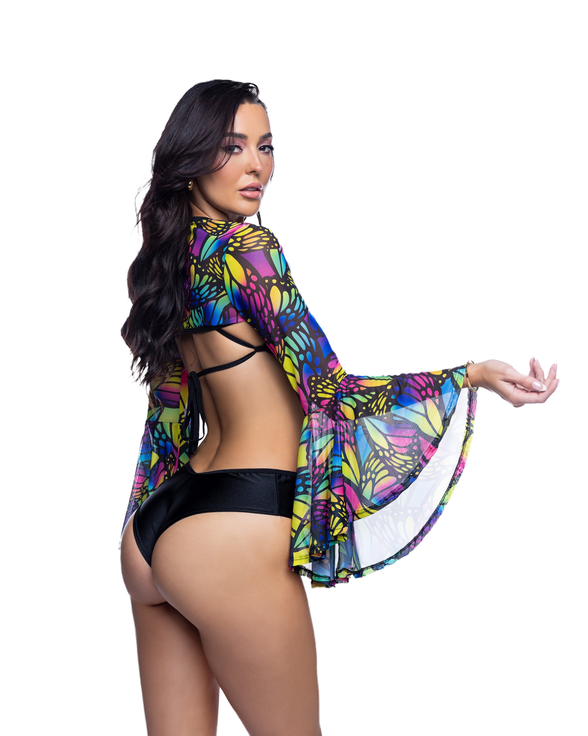 BAHJR284 - Divine Bell-Sleeve Shrug